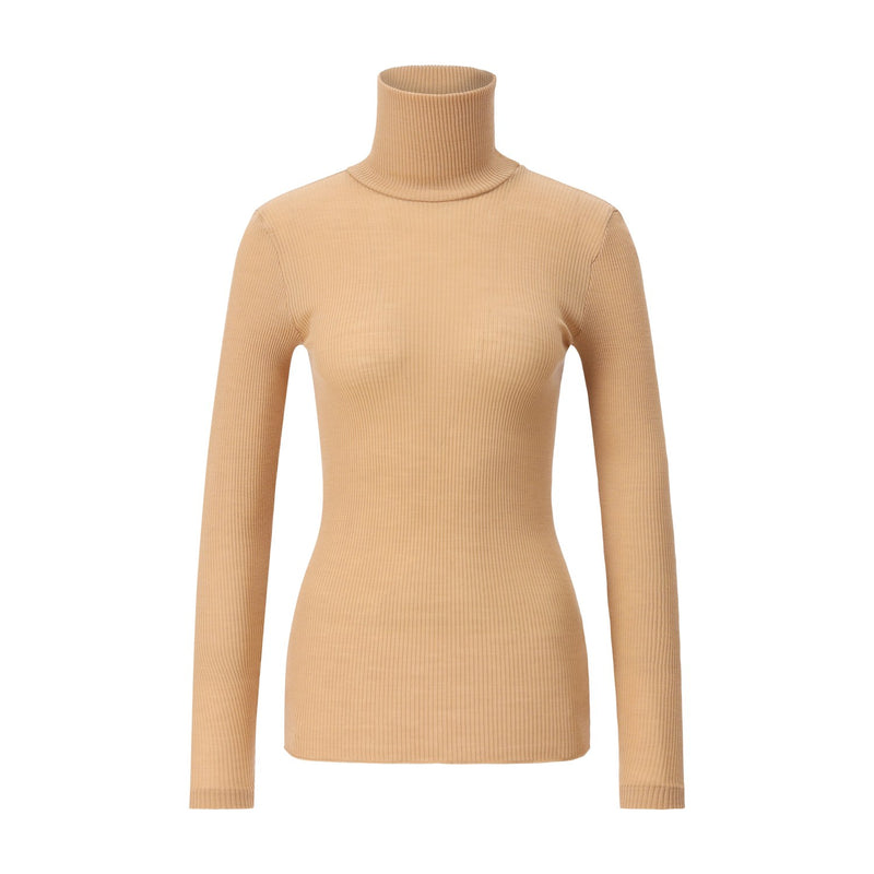 Lisanza Gerippter Rollkragenpullover Damen