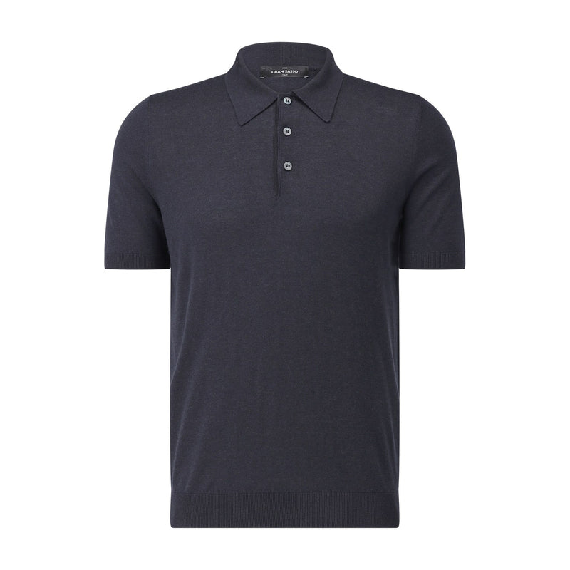 Gran Sasso Poloshirt aus Seide Herren