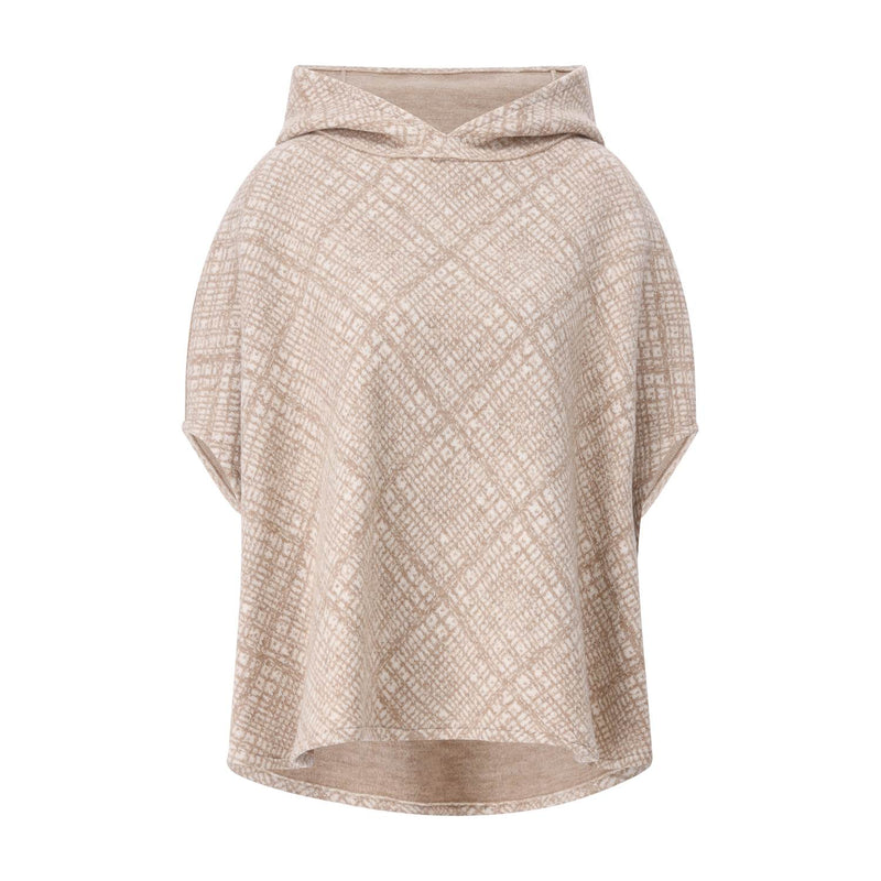 Rosso35 Poncho mit Kapuze Damen