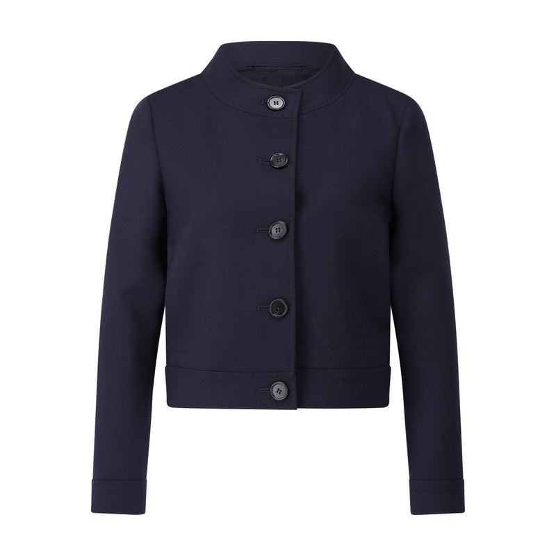 Max Mara Jacke Lamine mit Schurwolle Damen