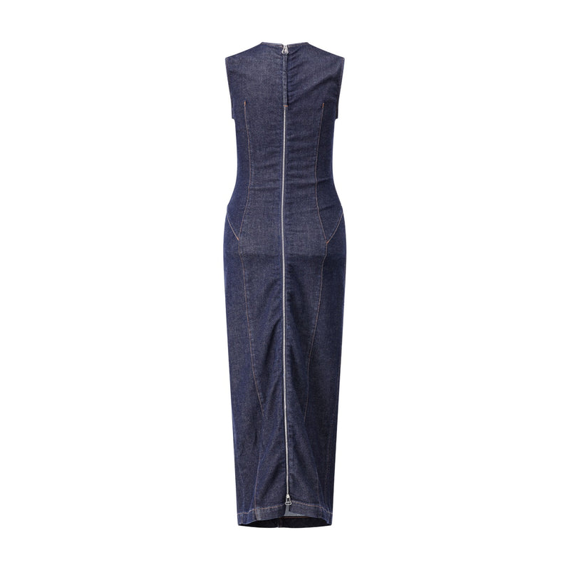 Sportmax Maxikleid Geranio aus Denim Damen