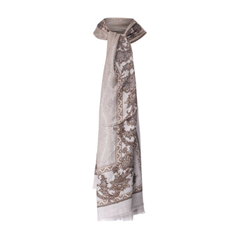 Tuch mit Paisley-Muster One Size / Braun
