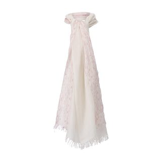 Schal Alby mit Seide One Size / Creme