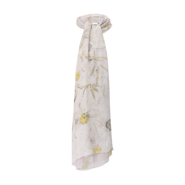 Schal Lia mit floralem Muster One Size / Lila