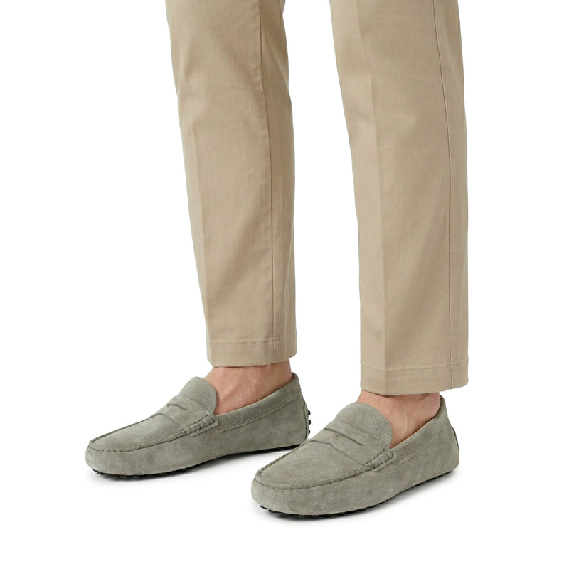 Mokassins aus Veloursleder