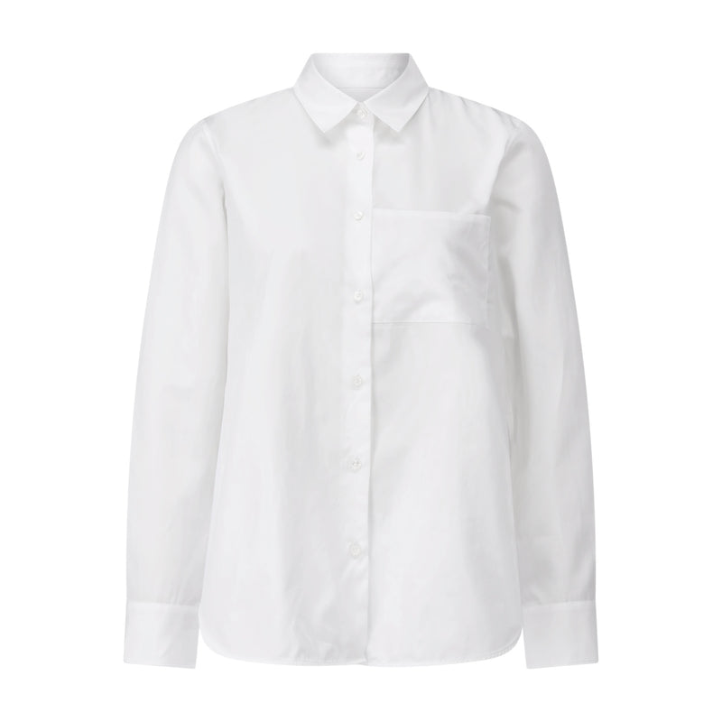 Lis Lareida Hemdbluse aus Baumwolle Damen