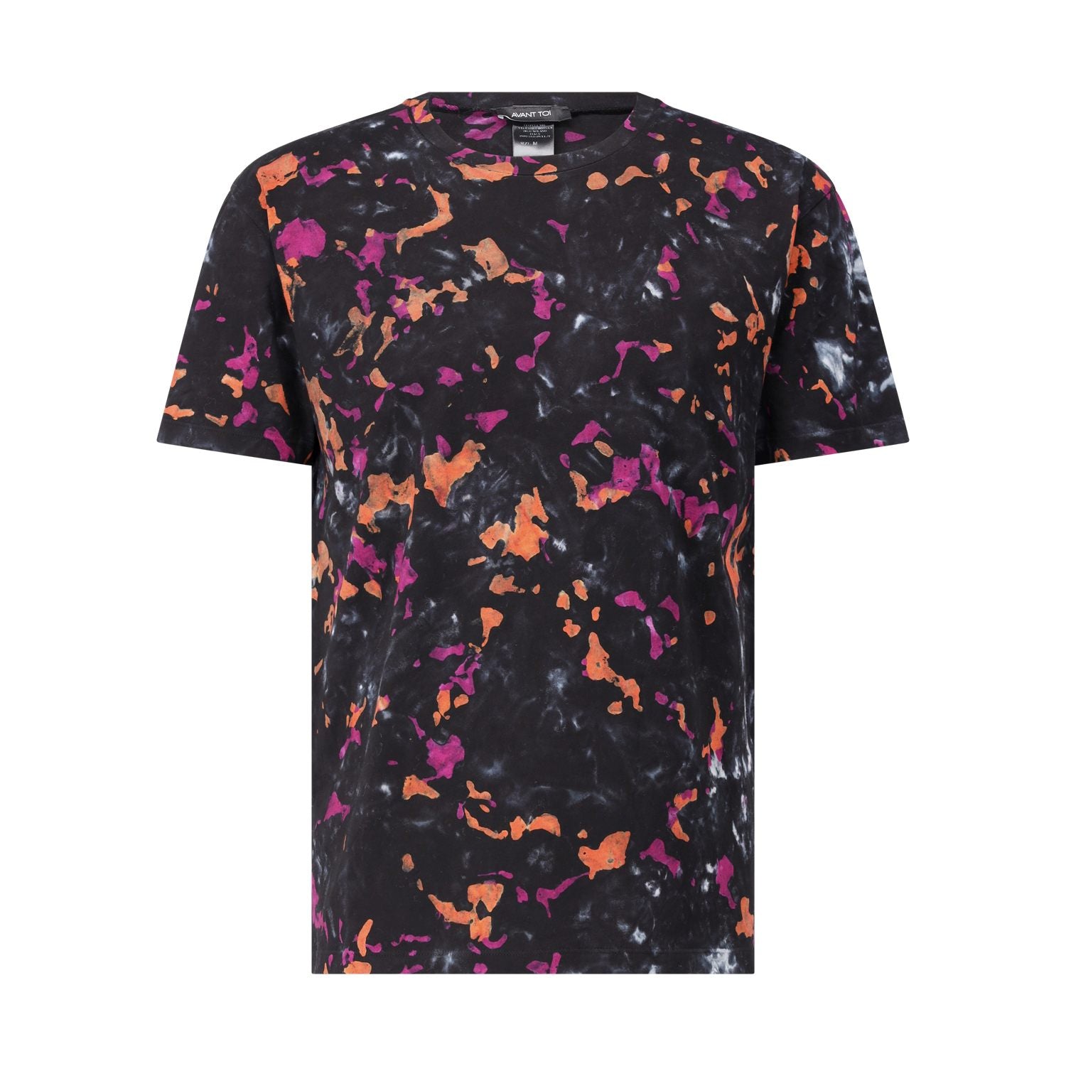 T-Shirt aus reiner Baumwolle XXL / Schwarz
