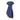 Feiner Schal mit Fransen One Size / Dunkelblau