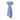 Feiner Schal mit Fransen One Size / Blau