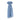 Schal mit Leinen One Size / Blau