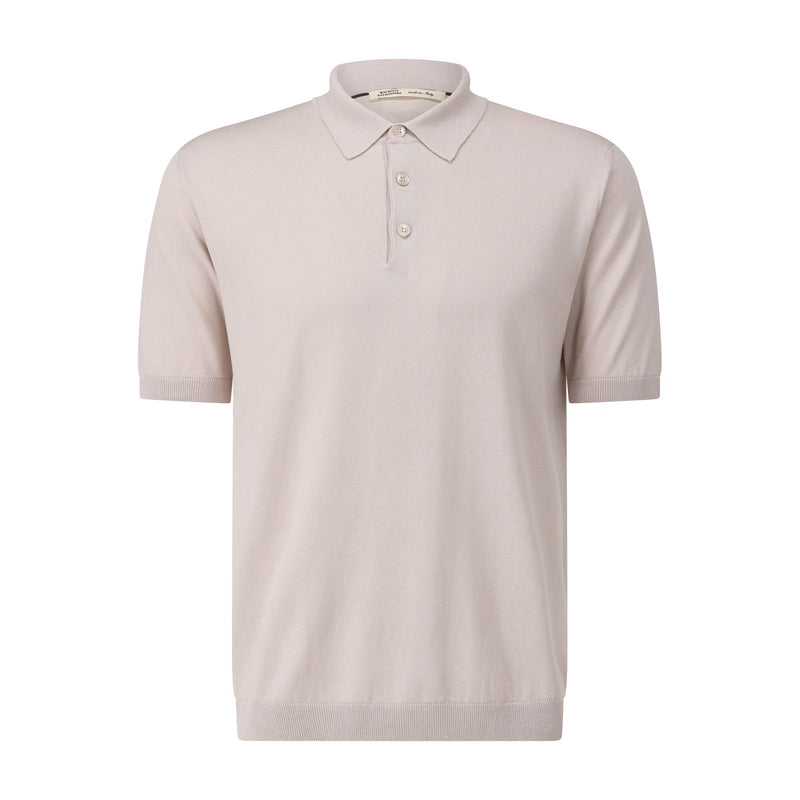 Maurizio Baldassari Leichtes Poloshirt mit Seide Herren