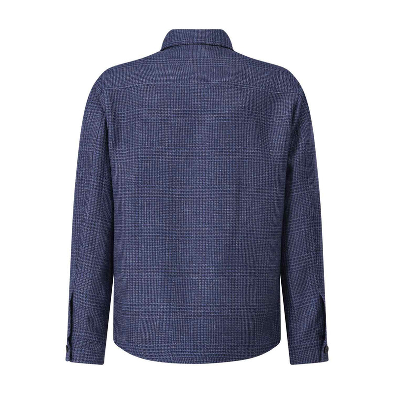 Maurizio Baldassari Overshirt mit Schurwolle und Leinen Herren