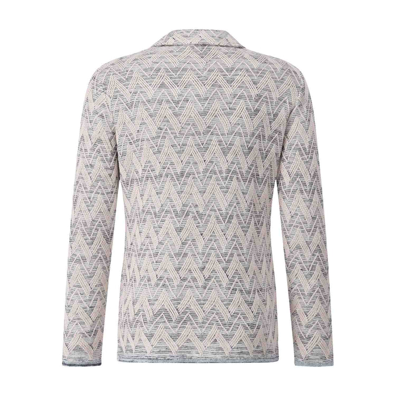 Maurizio Baldassari Strick-Sakko mit Leinen Herren