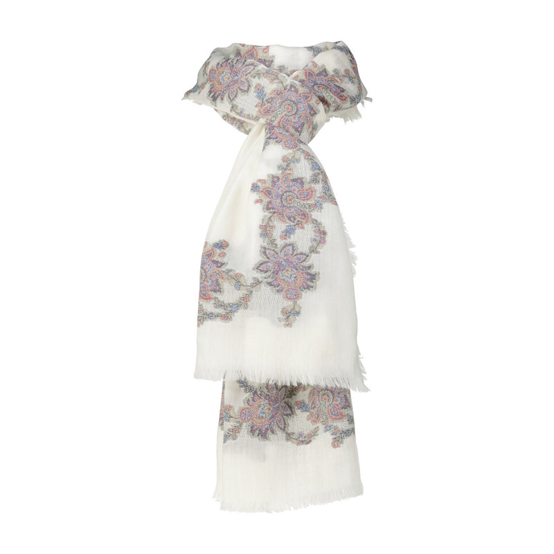 Etro Schal aus Kaschmir-Woll-Mix mit Muster Damen