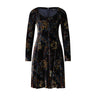 Etro Midikleid aus Samt Damen