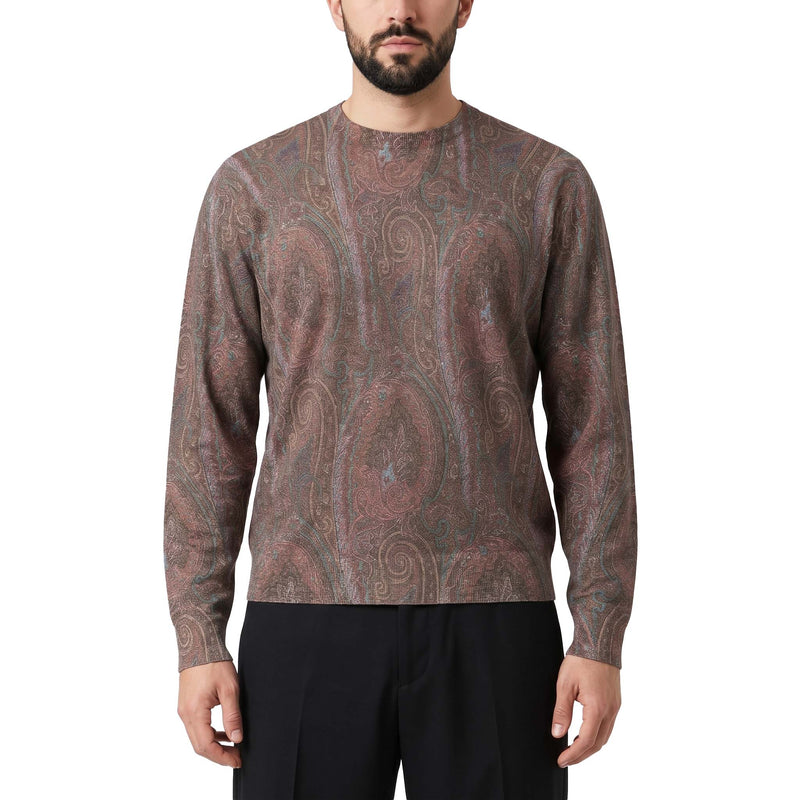 Etro Strickpullover mit Paisley-Muster Herren