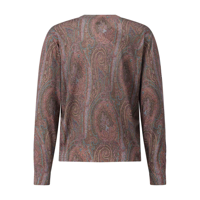 Etro Strickpullover mit dezentem Paisley-Muster 