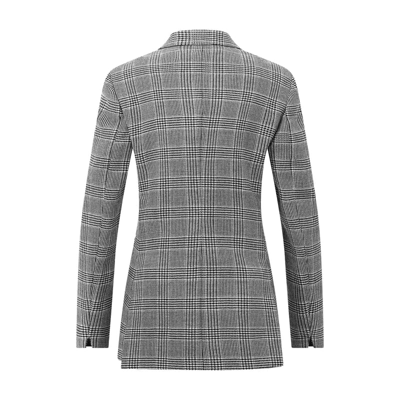 Lardini Karierter Blazer aus Wolle Damen