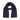 Schal aus Schurwolle One Size / Dunkelblau