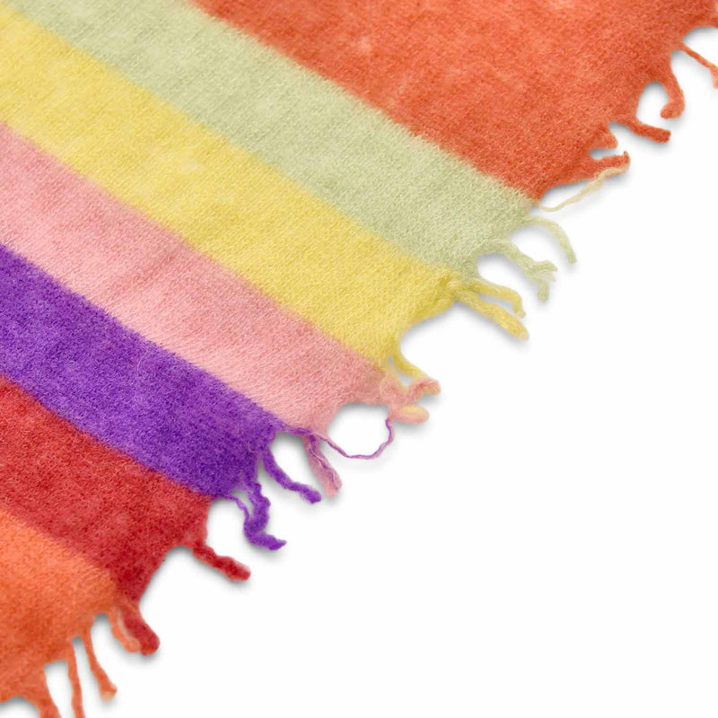 The Holy Goat Gestreifter Schal aus Kaschmir Damen