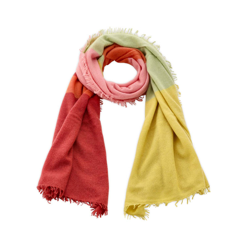 The Holy Goat Gestreifter Schal aus Kaschmir Damen