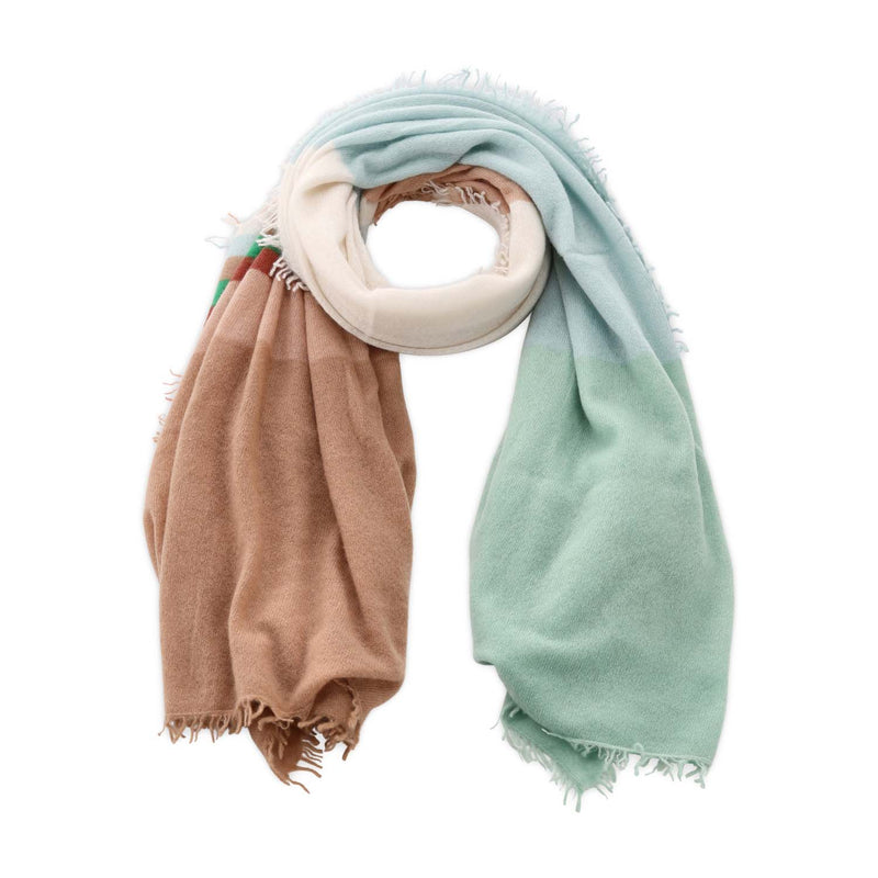 The Holy Goat Gestreifter Schal aus Kaschmir Damen