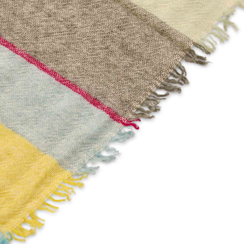 The Holy Goat Gestreifter Schal aus Kaschmir Damen