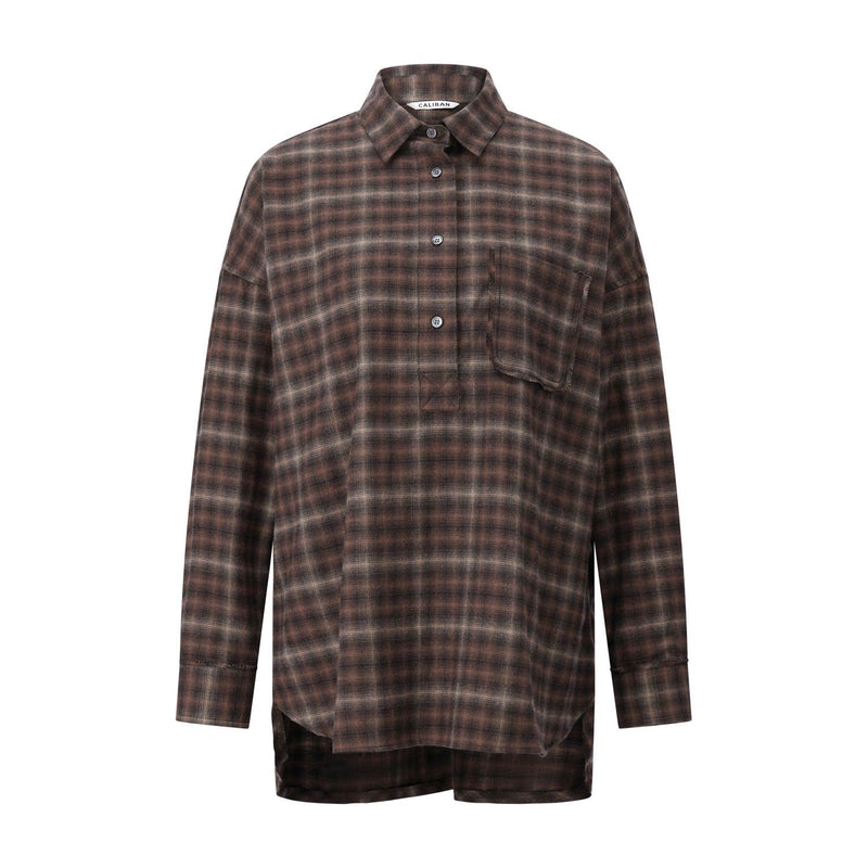 Caliban Blusenshirt aus Flanell Damen