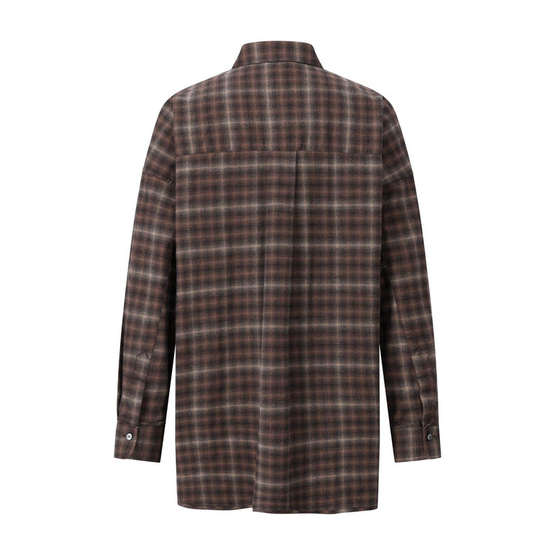 Caliban Blusenshirt aus Flanell Damen