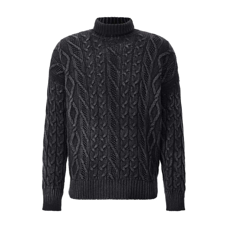 Avant Toi Rollkragenpullover aus Zopfstrick Herren