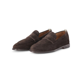 Loafer Opera aus Veloursleder 45 / Braun