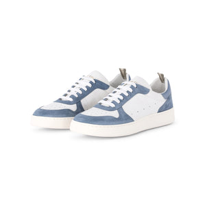 Sneaker Mower aus Leder 45 / Blau