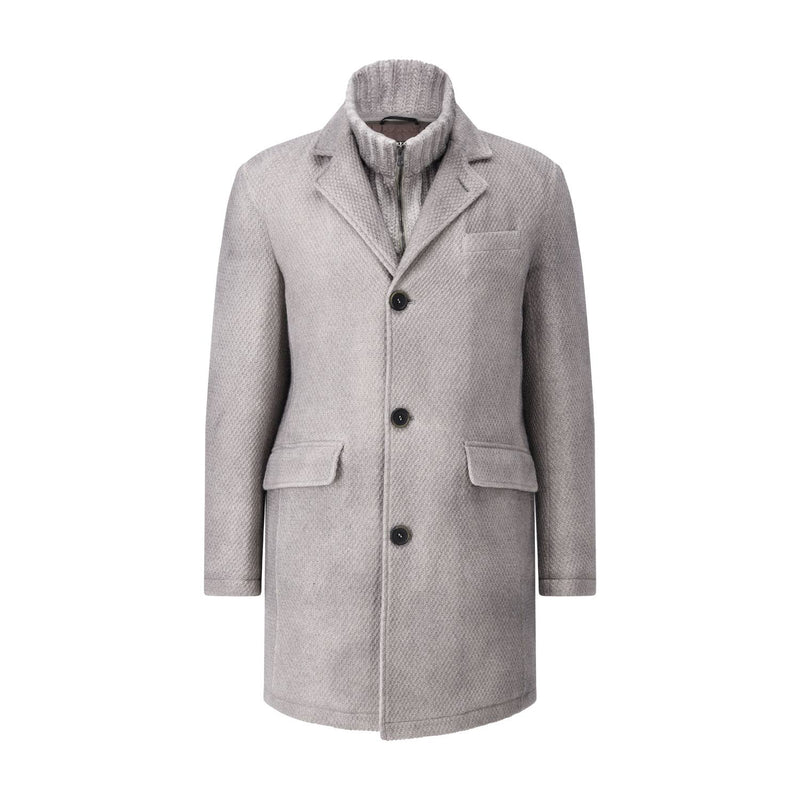 Gimo's Strickmantel aus Woll-Melange Herren