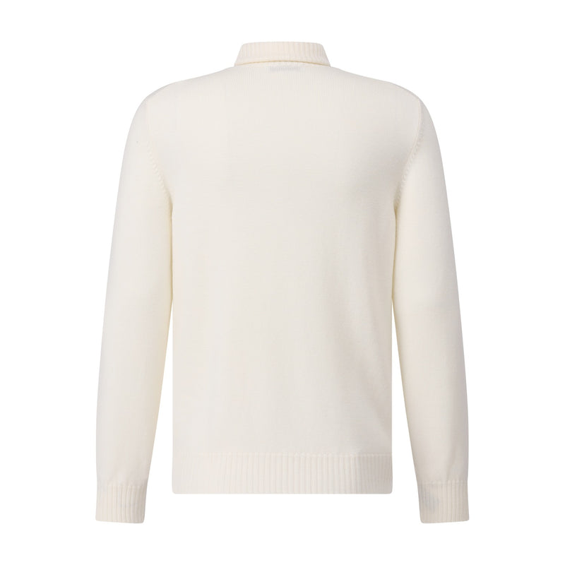 Gran Sasso Rollkragenpullover aus Schurwolle Herren