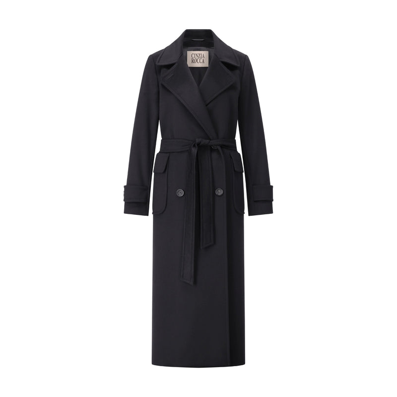 Cinzia Rocca Langer Mantel aus Kaschmir Damen