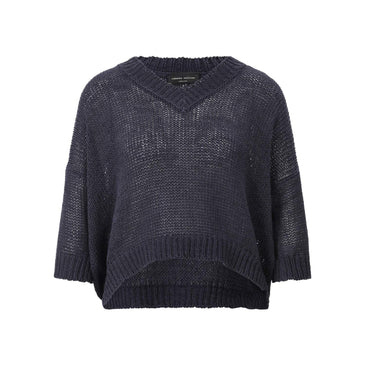 Oversized Pullover mit 3/4-Arm XL / Orange