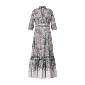 Midikleid mit Paisley-Muster 40 / Multicolor
