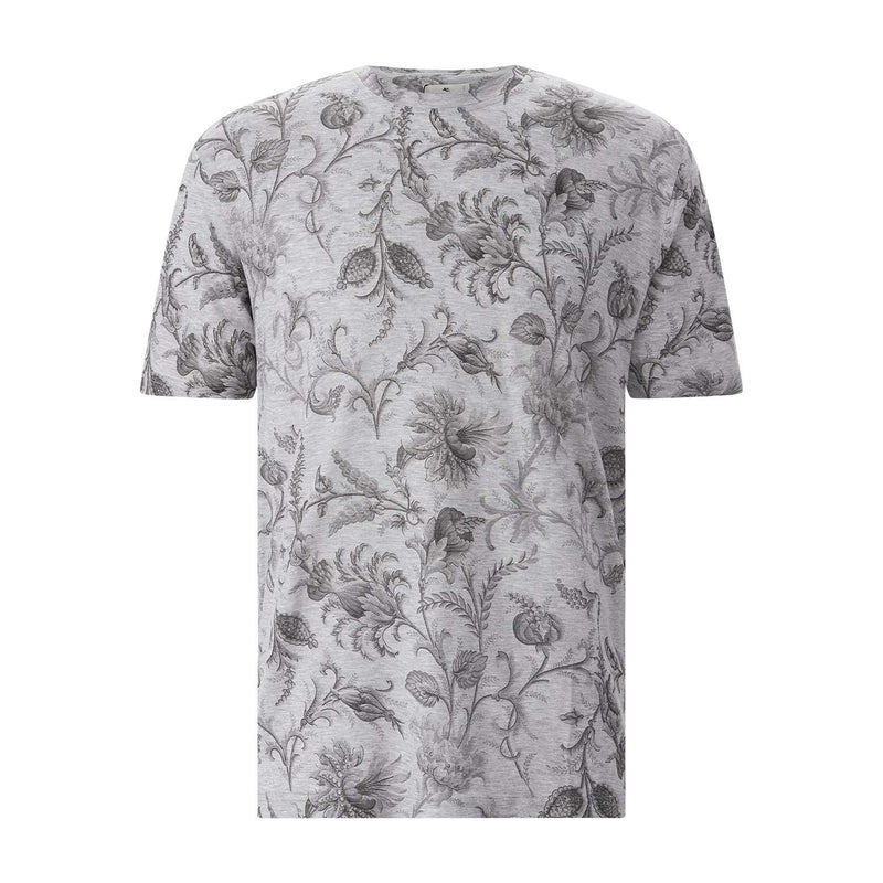 Etro T-Shirt mit floralem Muster Herren