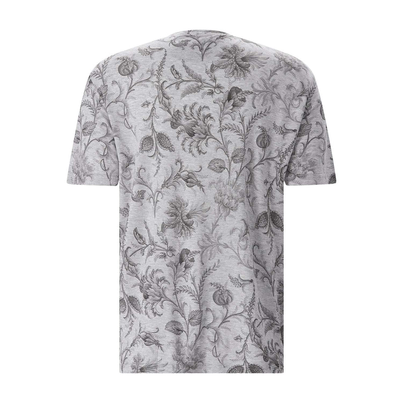 Etro T-Shirt mit floralem Muster Herren