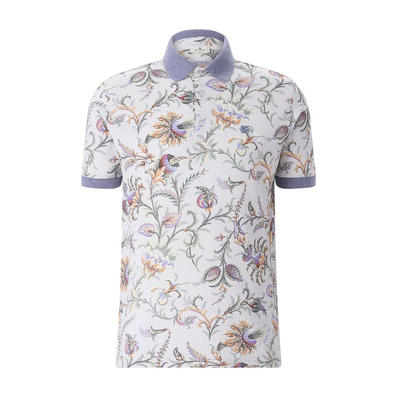 Etro Poloshirt mit floralem Muster Herren