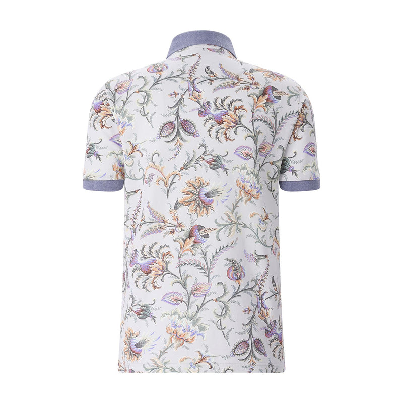 Etro Poloshirt mit floralem Muster Herren