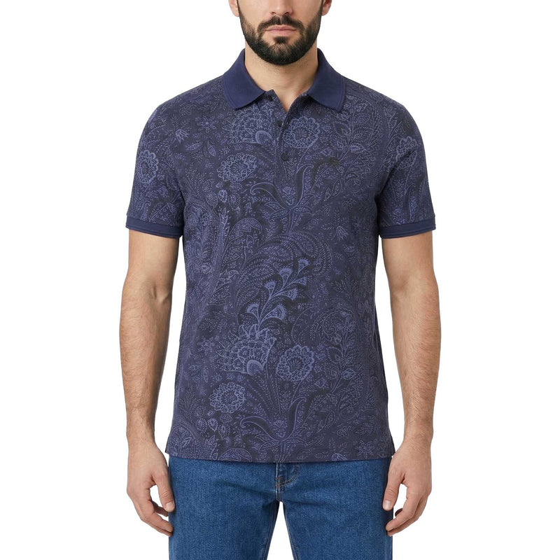 Poloshirt mit Paisley-Muster