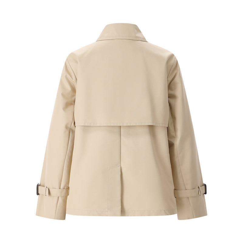 Trenchcoat Biglia aus Baumwollmix 42 / Hellbraun