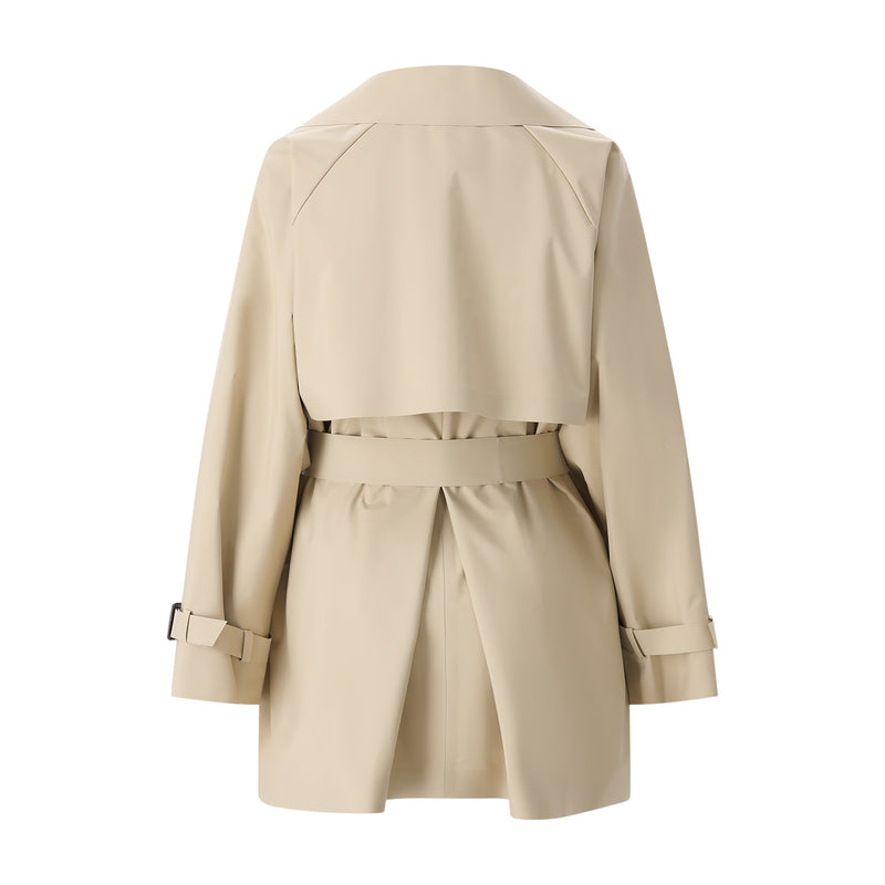 Weiter Trenchcoat 44 / Hellbraun