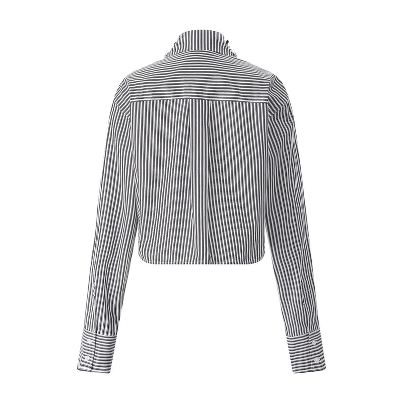 Sportmax Hemdbluse Quagga mit Schmucksteinen Damen