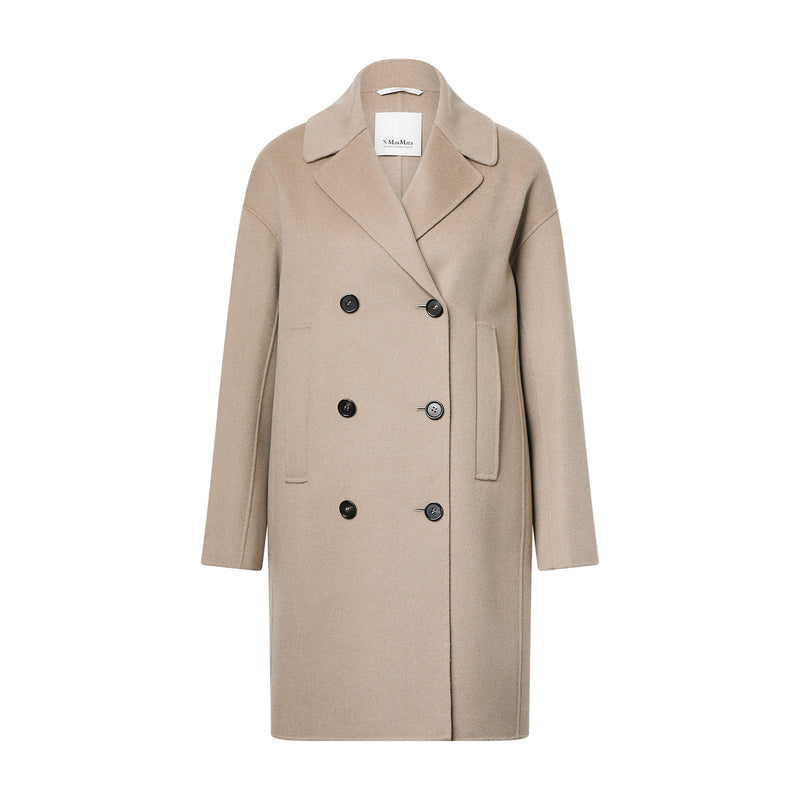 'S Max Mara Kurzmantel Eden aus Schurwolle Damen