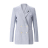 Lardini Blazer aus Wolle, Seide & Leinen Damen