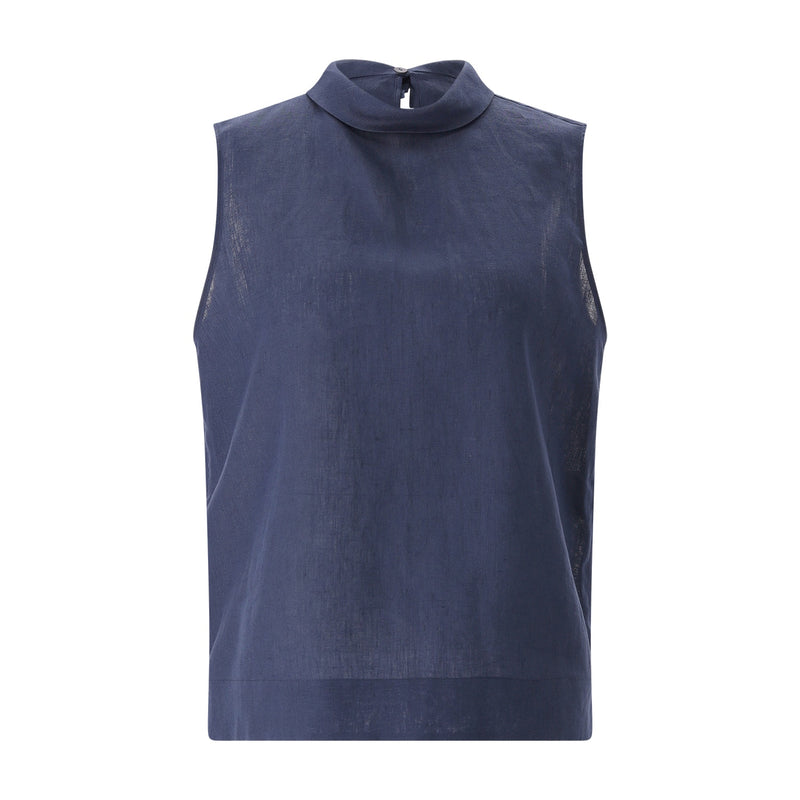 Lardini Top aus Leinen Damen