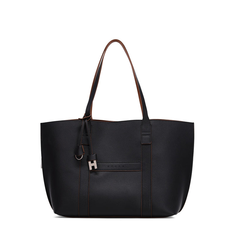 Schultertasche aus Leder One Size / Weiß