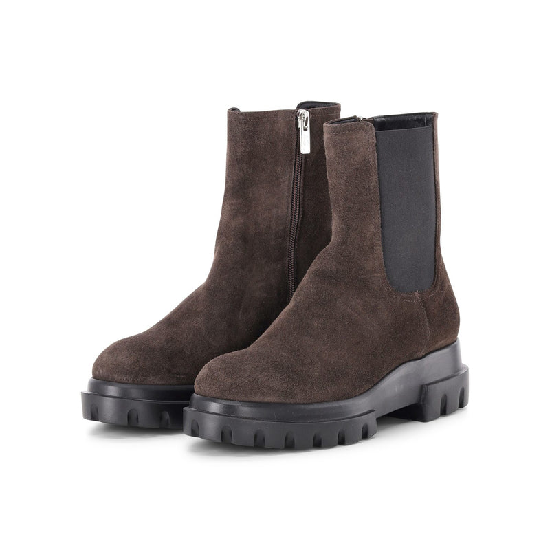 AGL Boots Chunky Beat aus Veloursleder Damen